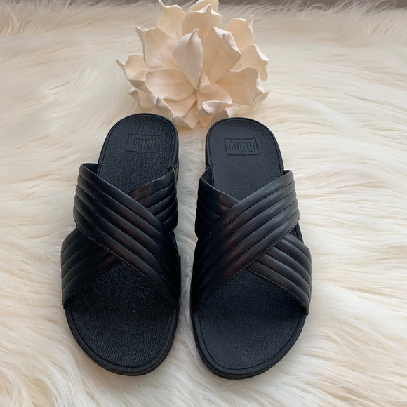 fitflop lulu padded slide